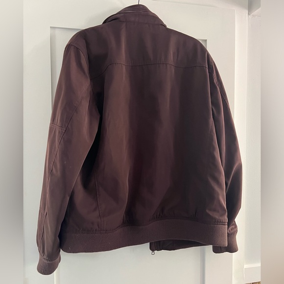 Tommy Hilfiger Men's Water Resistant Performance Bomber Jacket, Large, Port - Picture 2 of 10